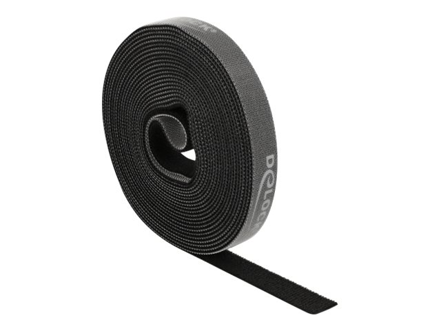 Delock Kabelbinderrolle - 5 m - Schwarz