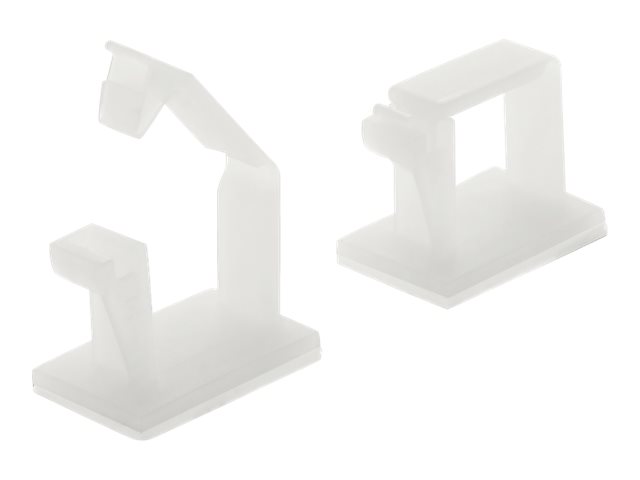 Delock Kabelhalter - weiß (Packung mit 10)