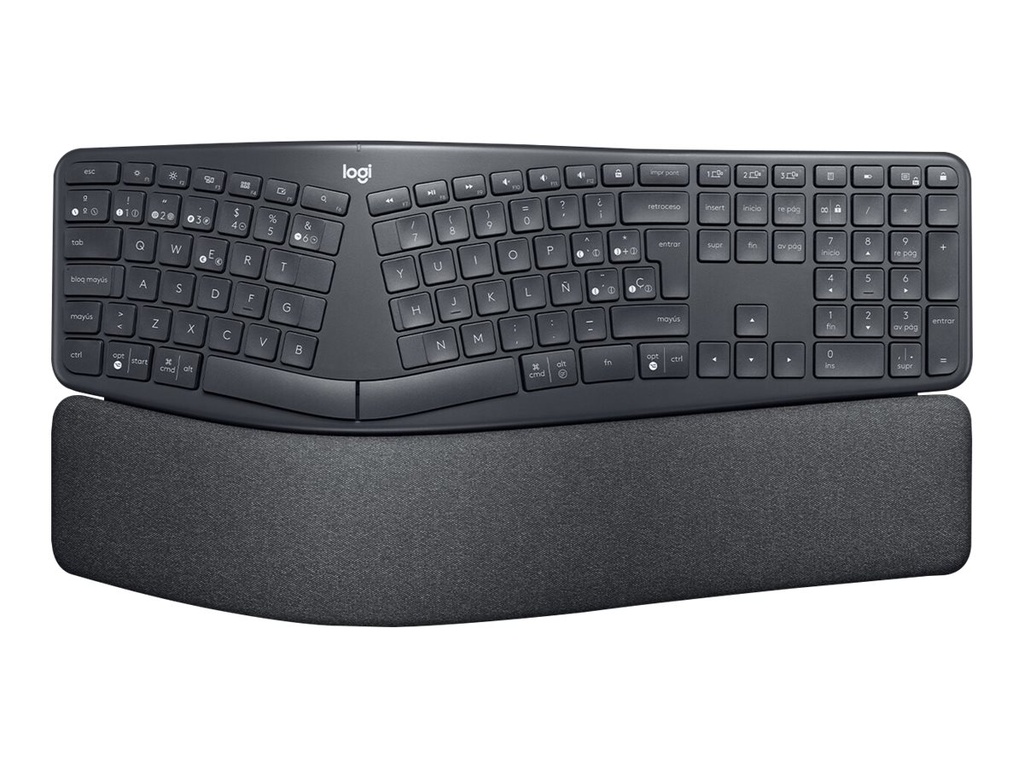 Logitech ERGO K860 - Tastatur - kabellos - 2.4