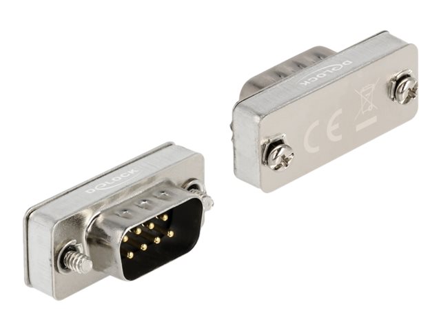 Delock Loopback-Anschluss - DB-9 (M) schraubbar
