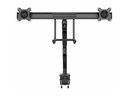 StarTech.com ARMSLIMDUAL2USB3 Monitorhalterung (dual Monitor, Synchronisierte Höhenverstellung, Tischklemme, VESA, 2x USB 3.0)