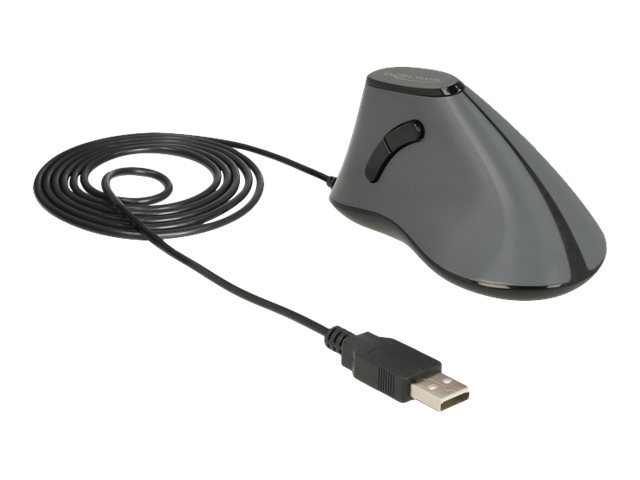 Delock Vertikale Maus - ergonomisch - Für Rechtshänder