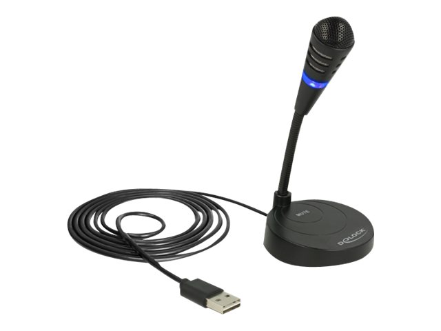 Delock Mikrofon - USB - Schwarz