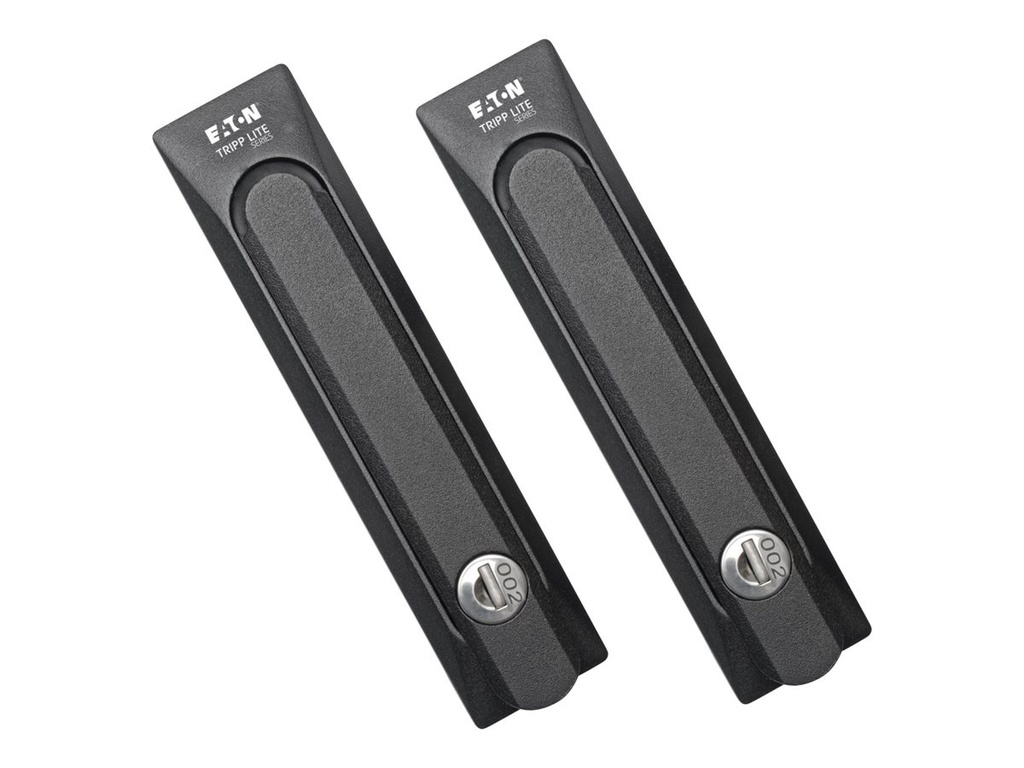 Eaton Tripp Lite Series Replacement Lock for SmartRack Server Rack Cabinets - Front and Back Doors, 2 Keys, Version 2 - Rack-Griff - an Tür montierbar (Packung mit 2)