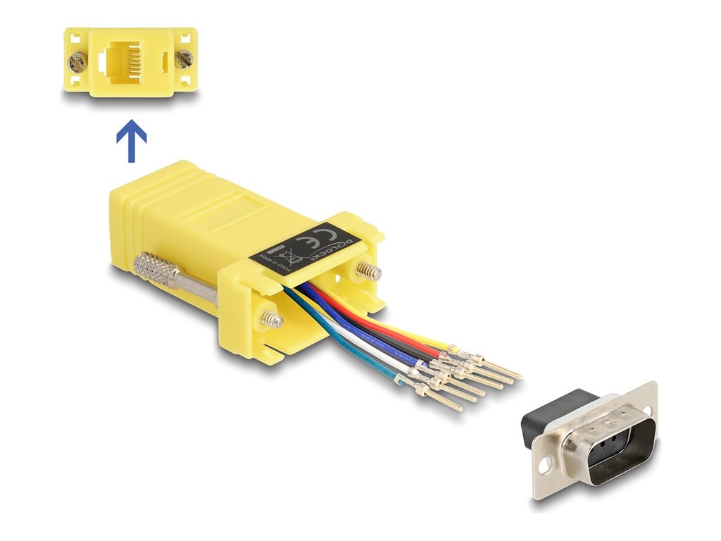 Delock Assembly Kit - Serieller Adapter - DB-9 (M)