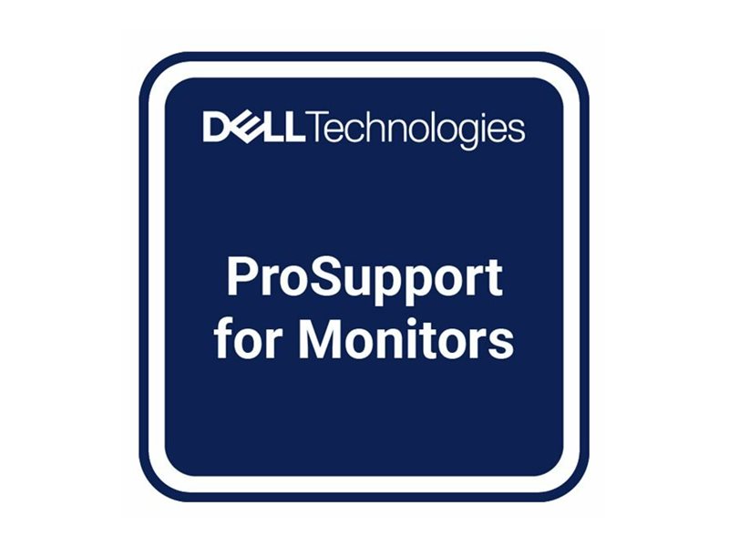 Dell Erweiterung von 3 jahre Basic Advanced Exchange auf 5 jahre ProSupport for monitors - Serviceerweiterung - Austausch (für Monitore)