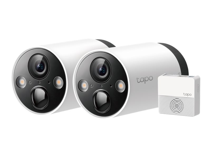 TP-LINK Tapo C420S2 V1 - 2 x Tapo C420 Kameras + Tapo H200 Hub - Netzwerk-Überwachungskamera - Innenbereich, Außenbereich - staubbeständig/wasserfest - Farbe (Tag&Nacht)