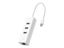 TP-LINK UE330C V1 - Hub - USB-C, mit Gigabit