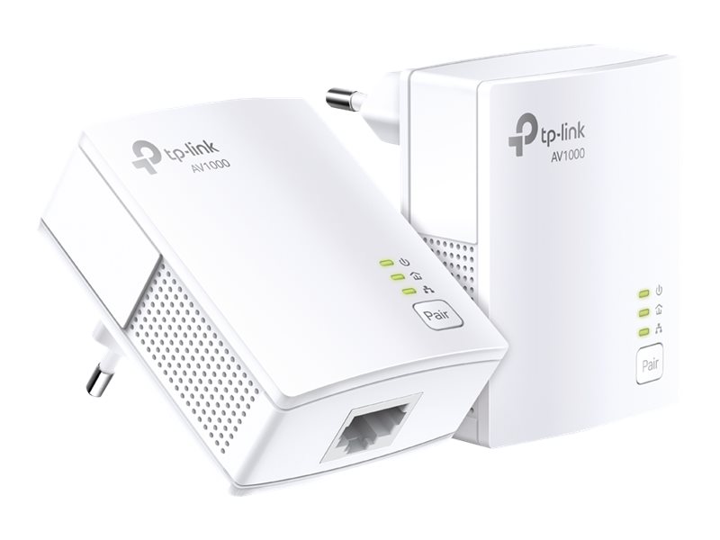TP-LINK TL-PA717 KIT V4 Starter Kit - Powerline Adapterkit 1GbE, HomePlug AV (HPAV)