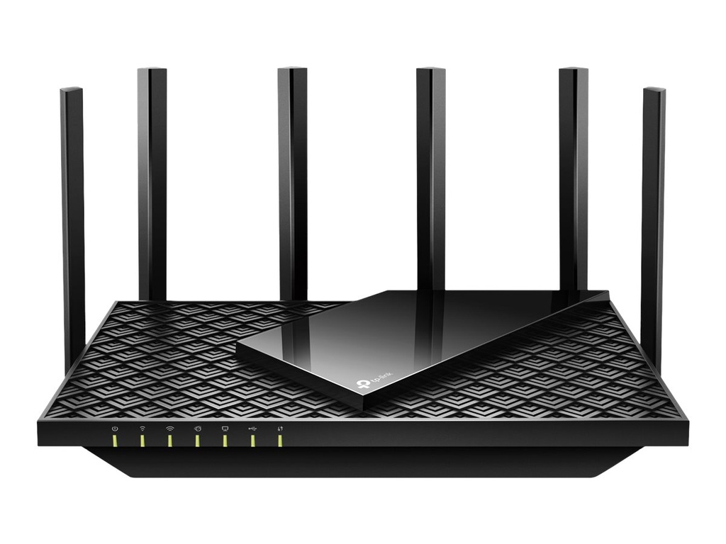TP-LINK Archer AX5400 Dual-Band Gigabit Wi-Fi 6 Router - Wi-Fi 6 (802.11ax) - Dual-Band (2,4 GHz/5 GHz) - Ethernet/LAN - Schwarz - Tragbarer Router