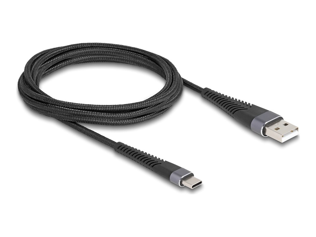 Delock USB-Kabel - USB (M) zu USB-C (M) - USB 2.0 - 20 V - 3 A - 2 m - USB-C Power Delivery (60W)