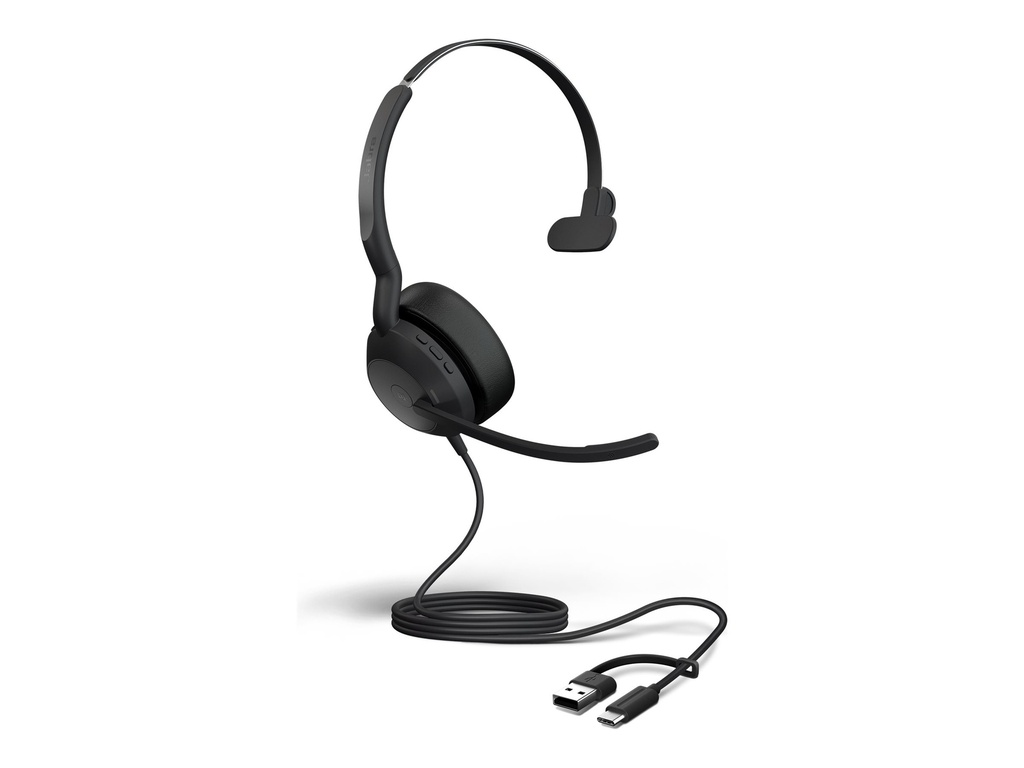 Jabra Evolve2 50 MS Mono - Headset - On-Ear