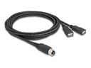 Delock Netzwerkadapterkabel - 8-polig M12-A (W)