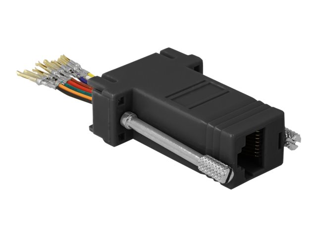 Delock Adapter Sub-D 9 pin female to RJ45 female Assembly Kit - Serieller Adapter - DB-9 (W)