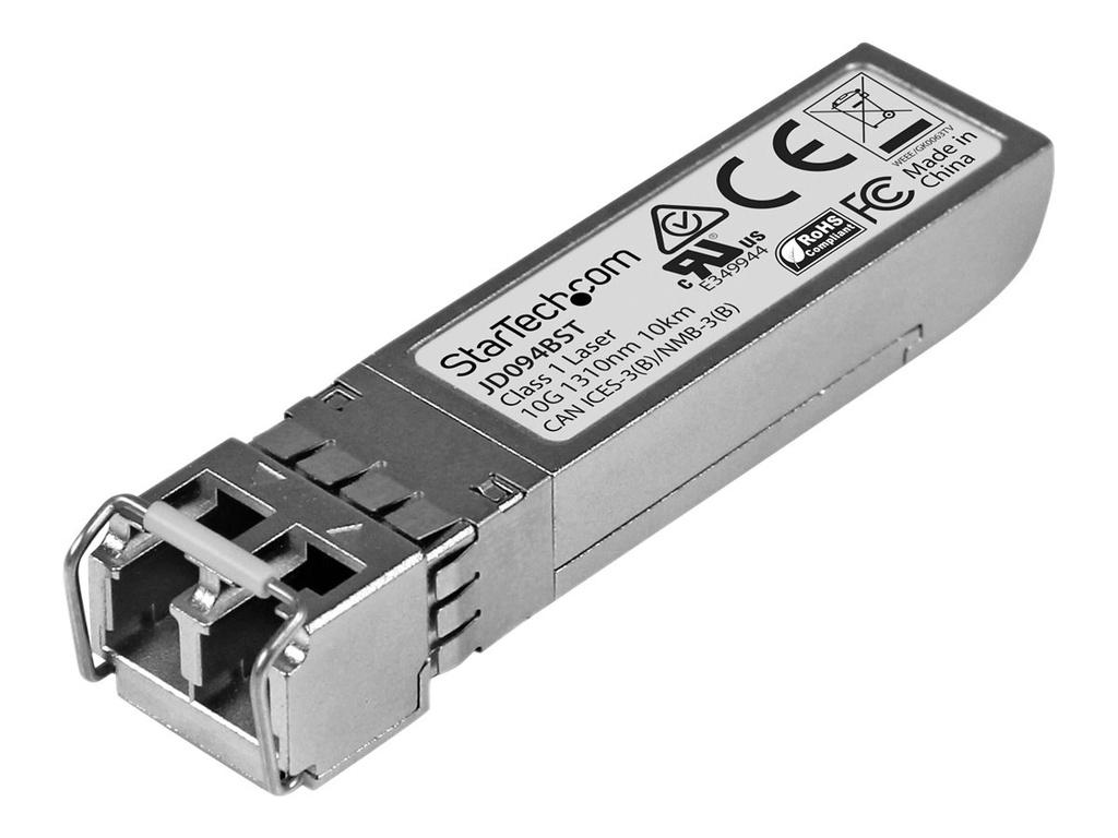 StarTech.com Startech HP JD094B kompatibel SFP+ - 10 Gigabit Fiber 10GBase-LR SFP+ Transceiver Modul - SM LC - 10km - 1310nm - SFP+-Transceiver-Modul (gleichwertig mit: HP JD094B)