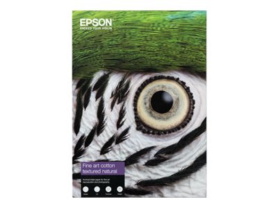Epson Fine Art II - Baumwolle - strukturiert matt - 515 Mikron - Natural White - A4 (210 x 297 mm)