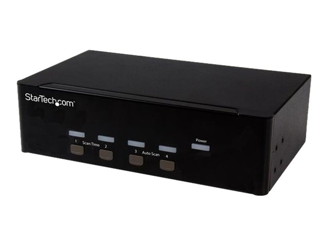 StarTech.com 4 Port KVM Switch mit Dual-VGA und
