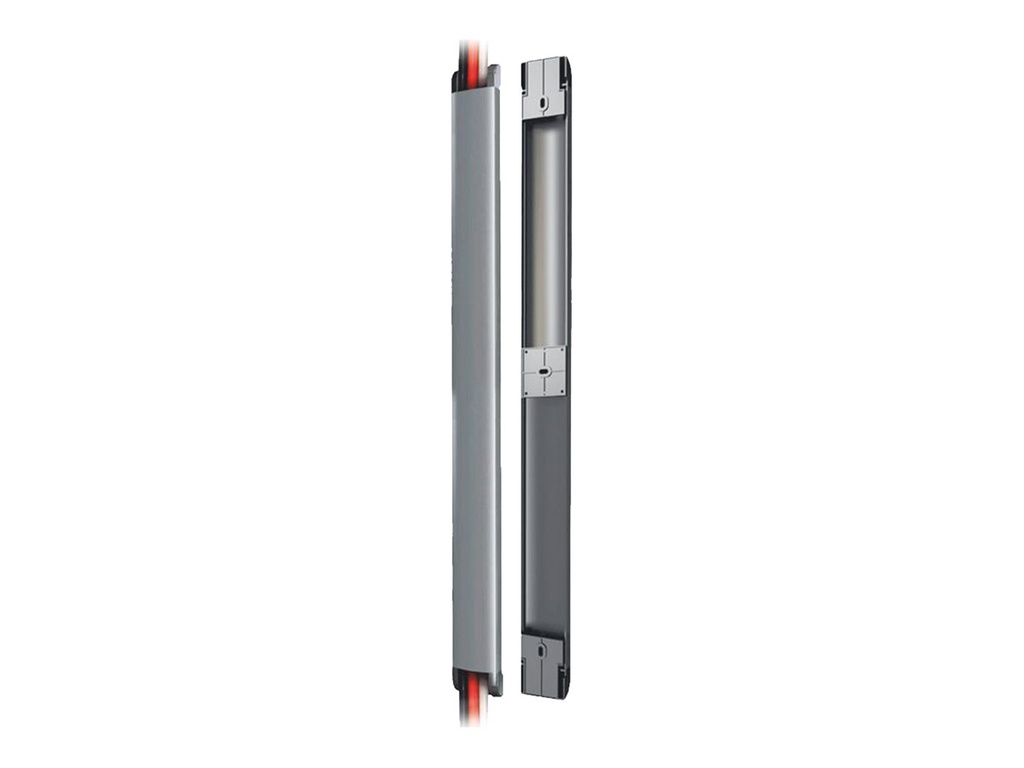 Neomounts NS-CC050SILVER Kabelabdeckung - für 1-3 Kabel - universal - Wand - Kunststoff - Silber