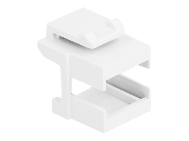 Delock Keystone cover - Gehäuse mit modularen Einsätzen - weiß (Packung mit 10)