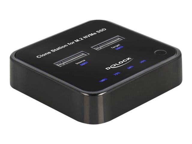 Delock HDD-Dockingstation Schächte: 2 - M.2 - M.2 NVMe Card - USB 3.2 (Gen 2)