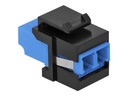 Delock Modulare Eingabe - LC x 2 - Schwarz