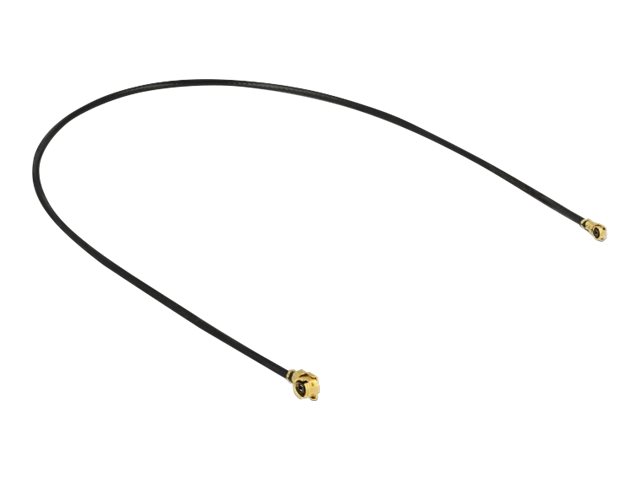 Delock Antennenkabel - MHF/U.FL Stecker gewinkelt zu MHF4/HSC Stecker gewinkelt