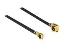 Delock Antennenkabel - MHF/U.FL Stecker gewinkelt zu MHF4/HSC Stecker gewinkelt
