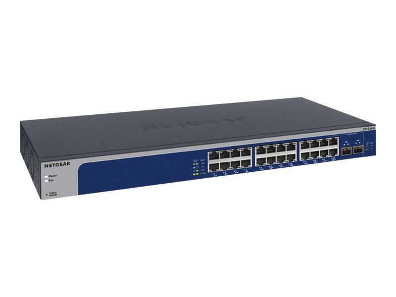 Netgear Plus XS724EM - Switch - Smart - 22 x