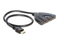 Delock HDMI 3 - 1 Switch bidirectional - Video-/Audio-Splitter