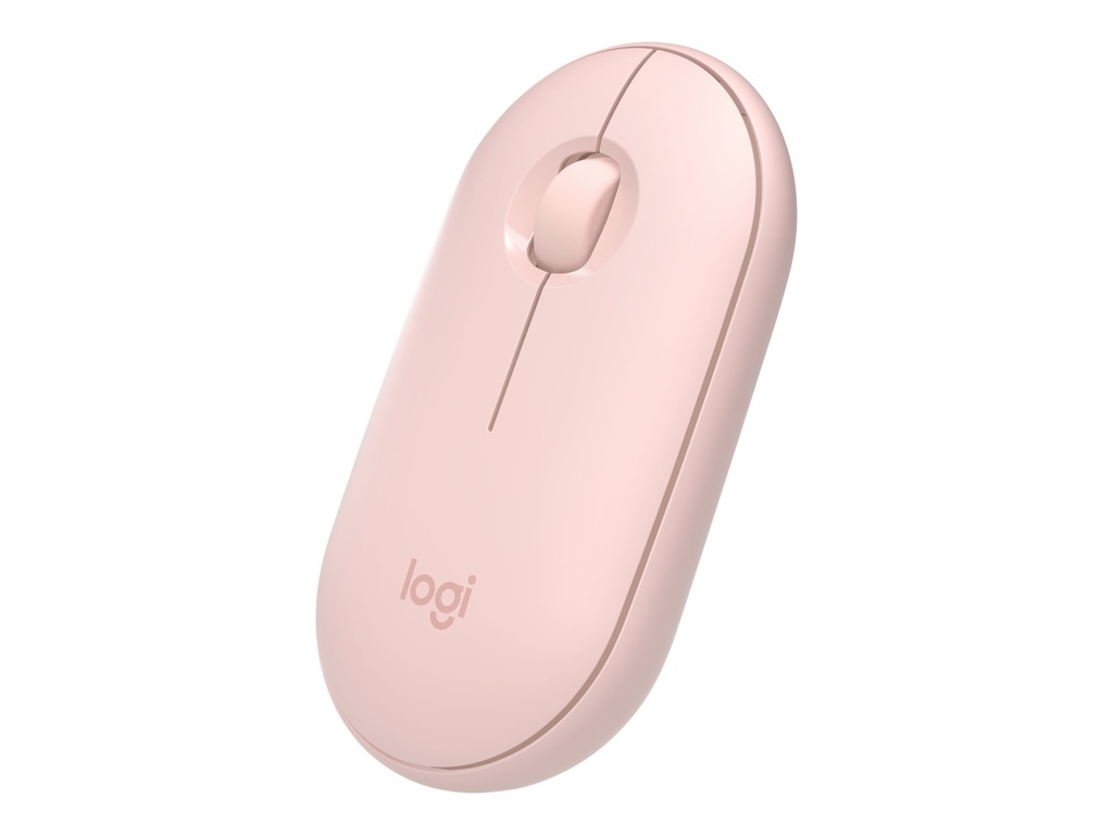 Logitech Pebble M350 - Maus - optisch - 3 Tasten - kabellos - 2.4 GHz, Bluetooth - kabelloser Empfänger (USB)
