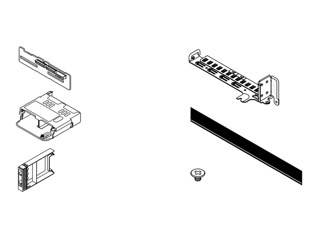 Lenovo Server 4 x 2.5" Gen 5 backplane kit