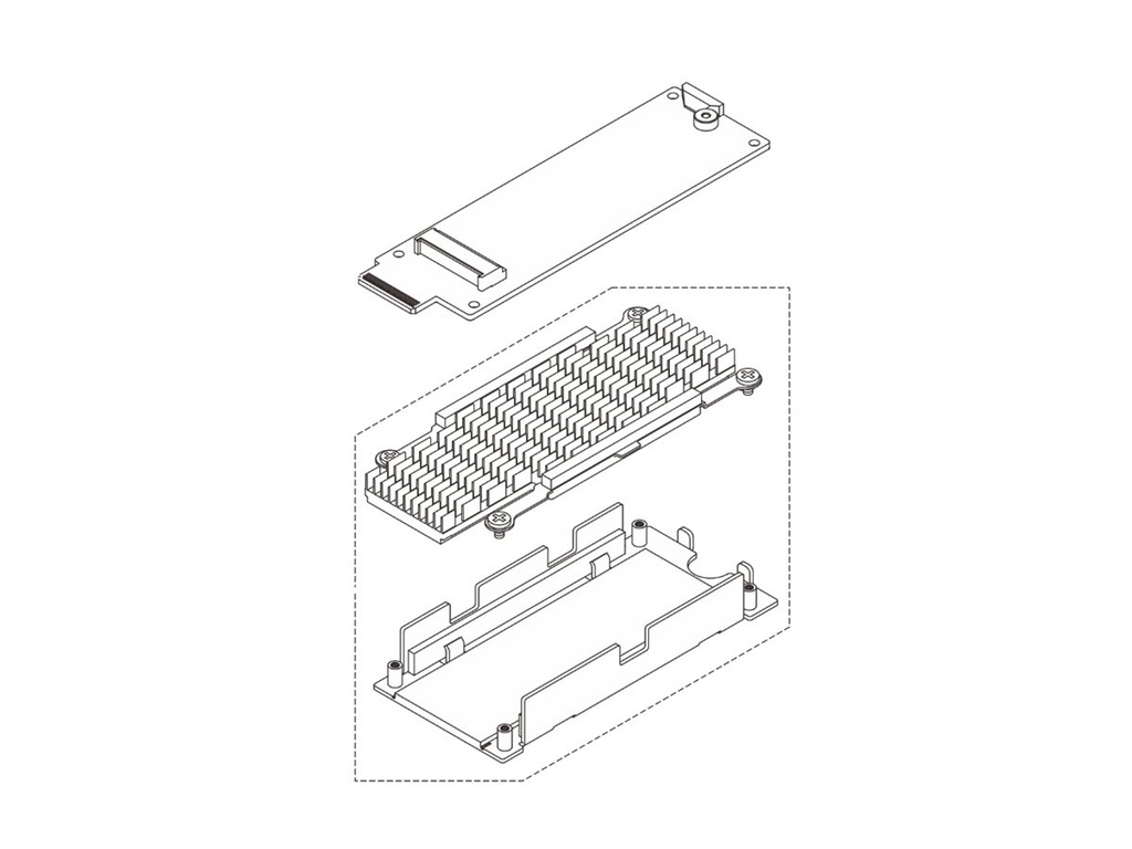 Lenovo M.2 SATA/NVMe Laufwerksmontagesatz