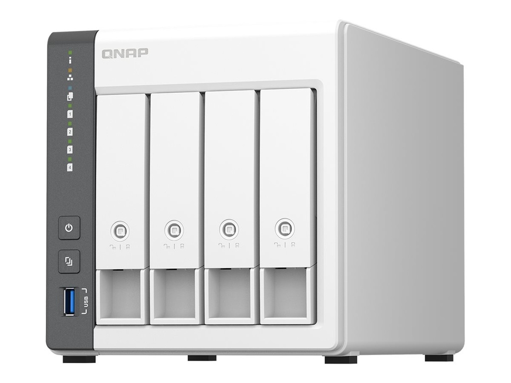 QNAP TS-433 - NAS-Server - 4 Schächte - 24 TB