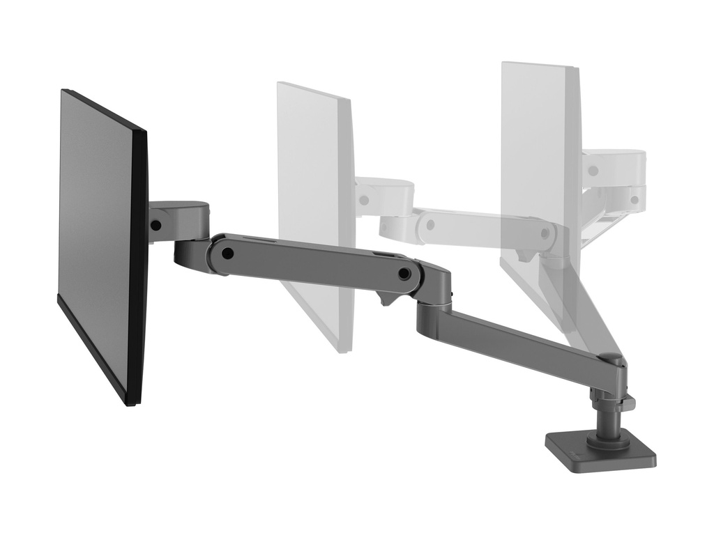 Ergotron LX Pro - Befestigungskit (Gelenkarm) - modular - für LCD-Display - Dunkelgrau - Bildschirmgröße: bis zu 86,4 cm (bis zu 34 Zoll)