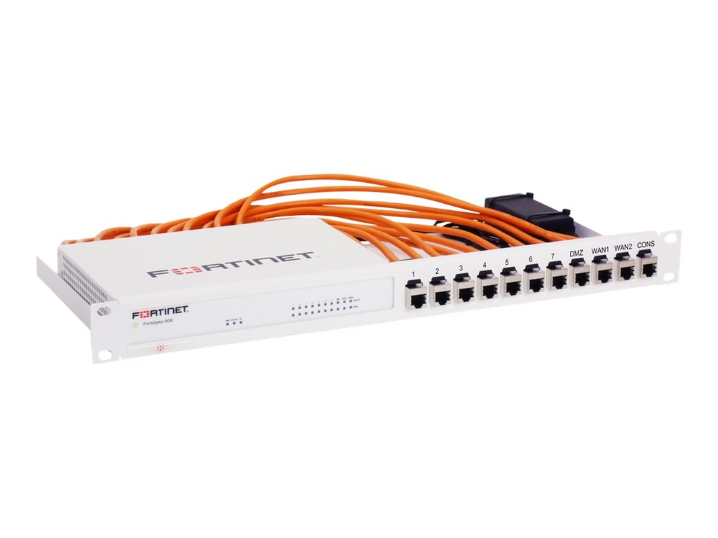Rackmount.IT RM-FR-T10I - Rackmontagesatz - RJ-45 X 11 - RAL 9003, Signal White - 1U - 48.3 cm (19")