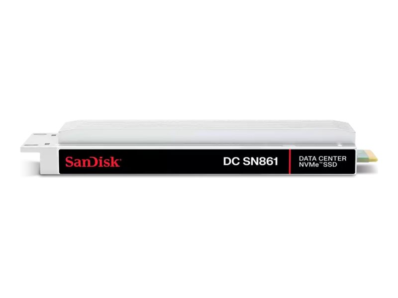 WD SanDisk DC SN861 - SSD - Enterprise - verschlüsselt - 7.68 TB - intern - E1.S 15mm (E1.S 15mm)