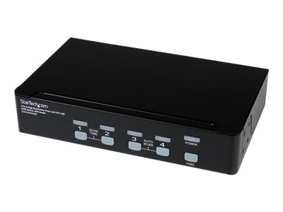 StarTech.com 4 Port Dual Link DVI USB KVM Switch