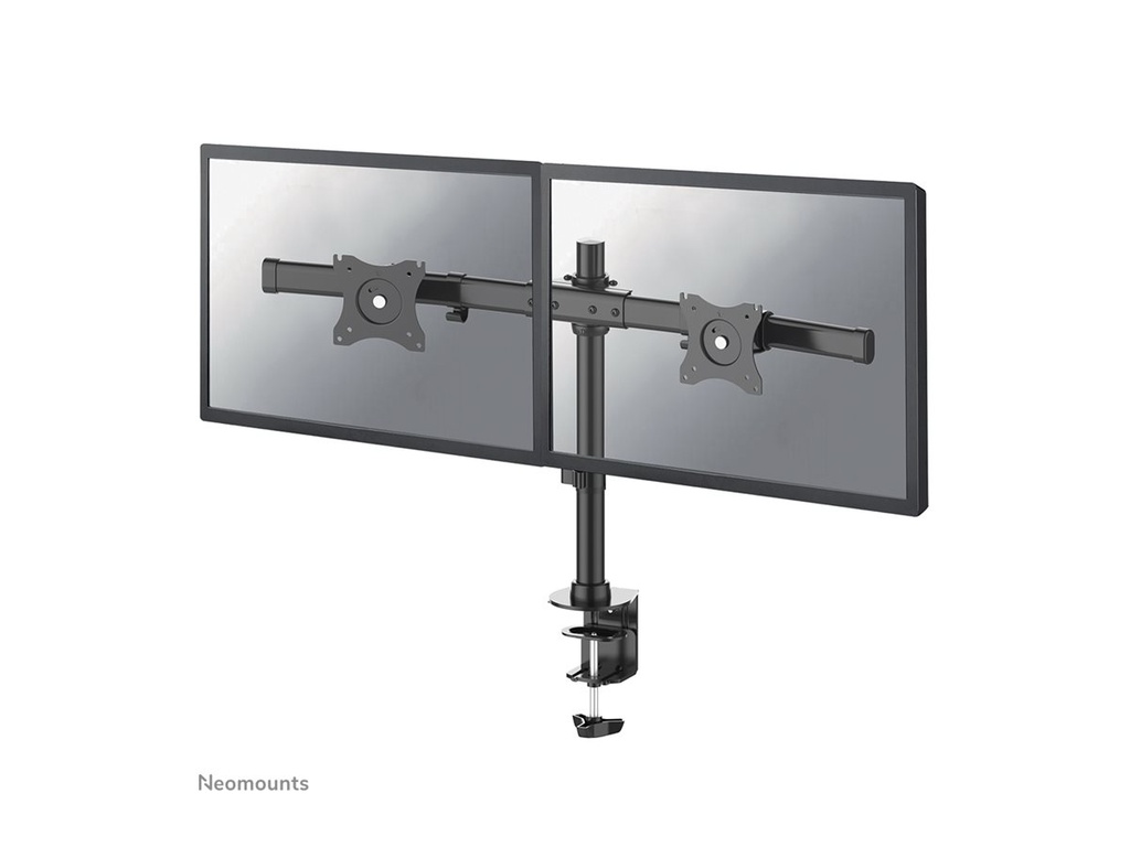 Neomounts FPMA-DCB100D - Befestigungskit - Voll beweglich - für 2 LCD-Displays - Schwarz - Bildschirmgröße: 25.4-68.6 cm (10"-27")