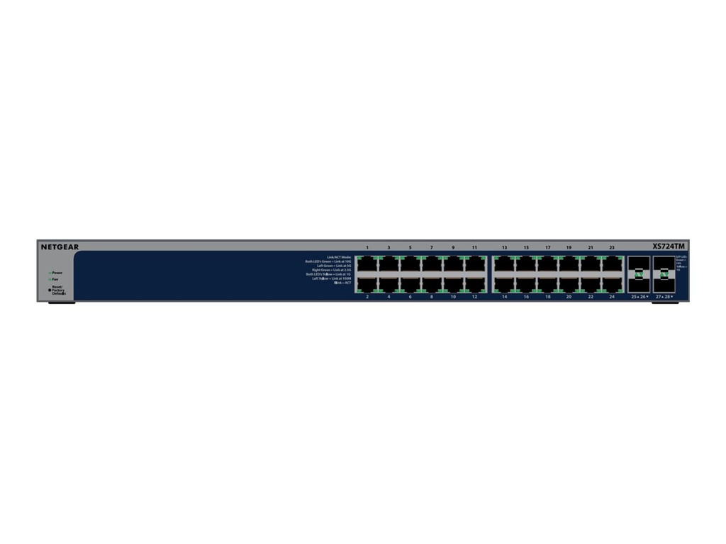 Netgear S3600 Series XS724TM - Switch - 2+/L3