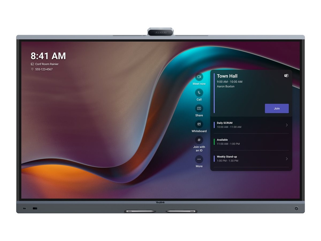 Yealink MeetingBoard 75 Pro - 190 cm (75") Diagonalklasse LCD-Display mit LED-Hintergrundbeleuchtung - interaktiv - mit eingebautes interaktives Whiteboard, Touchscreen (Multi-Touch)