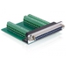 Delock Adapter - Sub-D 37 Pin Buchse > Terminalblock 39 Pin