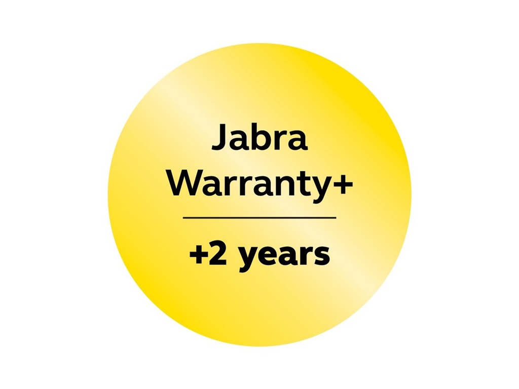 Jabra Warranty+ - Serviceerweiterung - erweiterte Garantie - 1 Jahr (ab ursprünglichem Kaufdatum des Geräts)