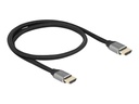Delock Ultra High Speed - HDMI-Kabel - HDMI männlich zu HDMI männlich - 50 cm - Dreifachisolierung - Grau - vergoldete Kontakte, 8K60Hz (7680 x 4320)