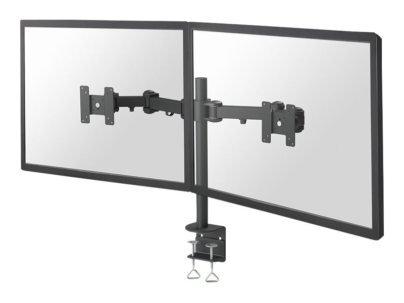 Neomounts FPMA-D960D - Befestigungskit - Voll beweglich - für 2 LCD-Displays - Schwarz - Bildschirmgröße: 25.4-68.6 cm (10"-27")