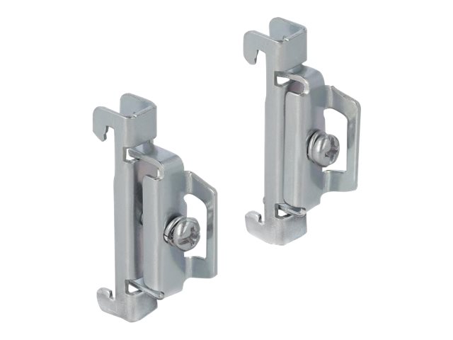 Delock DIN Schienen-Klemme (Packung mit 4)
