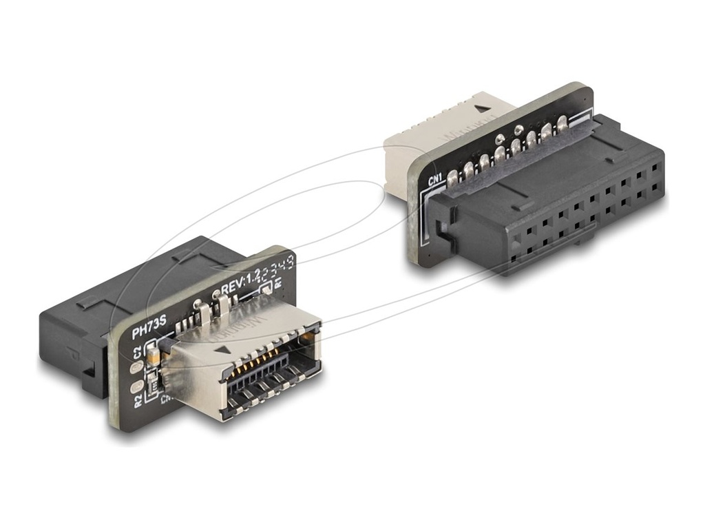 Delock Interner USB-Adapter - 20-poliger USB 3.2 Anschluss (W)