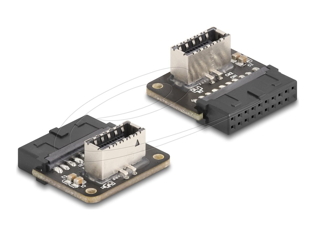 Delock Interner USB-Adapter - 20-poliger USB Typ E (W)