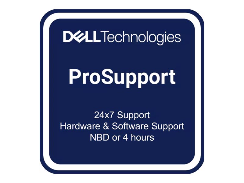 Dell Erweiterung von 3 Jahre ProSupport auf 3 Jahre ProSupport 4H - Serviceerweiterung - Arbeitszeit und Ersatzteile (für Server)