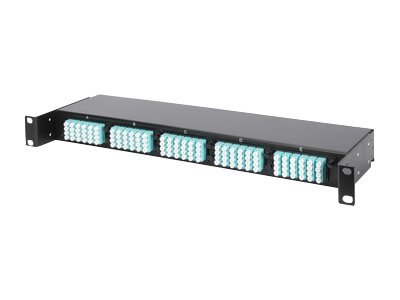 DIGITUS Professional DN-96615-2 - Glasfaser-Verteilerbox - Rack montierbar - Schwarz, RAL 9005 - 48.3 cm (19")