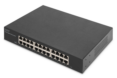 DIGITUS 24-Port Gigabit Switch, 19 Zoll, Unmanaged